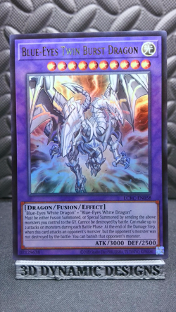 | Yugioh Blue-Eyes Twin Burst Dragon LCKC-EN058 Ultra Legendary 2020 NM ?? | - Image 1