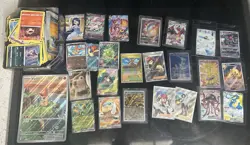 Pokemon Card Lot - Full Art, Illustration , Ect. One Jumbo , Tin Full Of Cards - Image 1