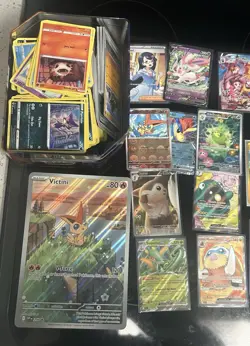 Pokemon Card Lot - Full Art, Illustration , Ect. One Jumbo , Tin Full Of Cards - Image 2