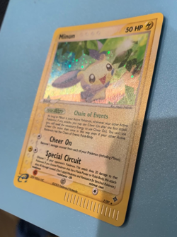 Minun 7/97 Holo EX Dragon - Pokemon Card - MINT NEVER PLAYED - Image 2