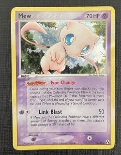 Mew Holo #10/92 EX Legend Maker MP Pokemon Card 2006 - Image 1