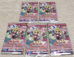 5 SEALED Yu-Gi-Oh! Legendary Duelists Sisters of the Rose Trading Card Packs - Image 1