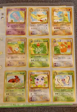 Pokemon Pocket Monsters Southern Island Rainbow Island Binder with 9 Cards RARE! - Image 4