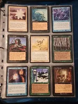 Vintage Magic The Gathering Binder Collection Card Lot MTG 1993-2003 - Image 5