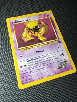 Sabrina's Abra 19/53 Wotc Promo Regular 2000 Pokemon Card NM/MINT - Image 3