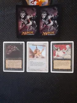 MAGIC THE GATHERING*[SERRA ANGEL] UNLIMITED+2 More See Pic of cards You get - Image 1