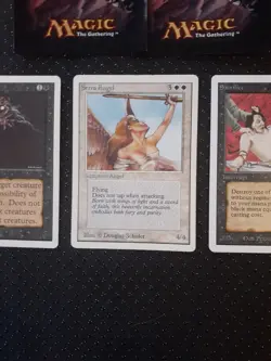 MAGIC THE GATHERING*[SERRA ANGEL] UNLIMITED+2 More See Pic of cards You get - Image 2