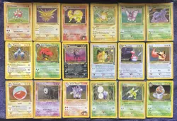 Pokemon Card Lot 18+ Holos Plus Base Cards Approx 60 Cards Total Houndoom & More - Image 1
