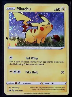Pokemon SWSH: Sword & Shield Promo Cards Pikachu #SWSH039 - Image 1
