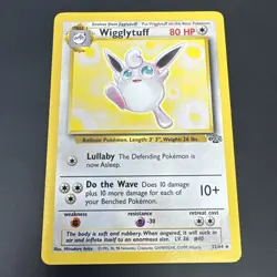 Wigglytuff 32/64 Non Holo Jungle Set Rare Pokemon Card WOTC LP Clean - Image 1