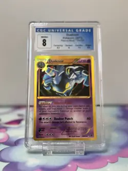 2013 Pokemon Card Dusknoir 104/101 B&W Plasma Blast Gold Secret Rare NM - Image 1