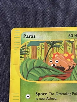 Paras 99/147 Reverse Holo Aquapolis Pokemon Card WoTC - Image 2