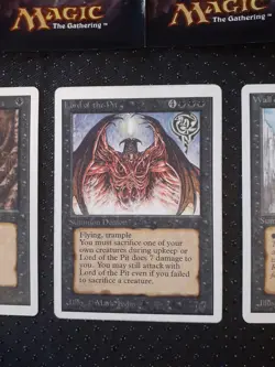 MtG ccg *(3) Card lot UNLIMITED ED.[LORD OF THE PIT + See Pics of cards You get - Image 3