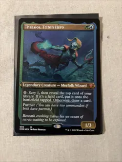 Thrasios, Triton Hero Commander Legends Foil MTG Card 538 - Image 1