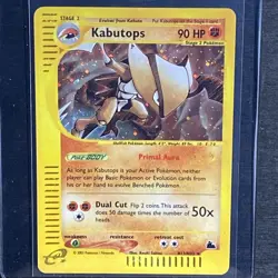 Pokemon MT Kabutops Holo Rare TCG Card H13/H32 Skyridge WOTC Vintatge - Image 1