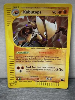 Pokemon MT Kabutops Holo Rare TCG Card H13/H32 Skyridge WOTC Vintatge - Image 3