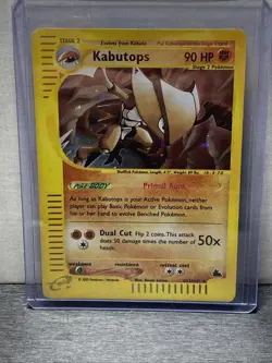 Pokemon MT Kabutops Holo Rare TCG Card H13/H32 Skyridge WOTC Vintatge - Image 5