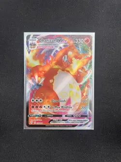 Pokemon TCG Charizard VMAX Darkness Ablaze Holo Ultra Rare Card 020/189 NM - Image 1