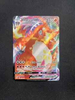 Pokemon TCG Charizard VMAX Darkness Ablaze Holo Ultra Rare Card 020/189 NM - Image 2