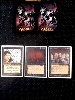 Vintage MtG *(3) Card lot UNLIMITED*DEMONIC HORDES+See Pics of cards You get - Image 1
