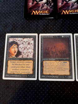 Vintage MtG *(3) Card lot UNLIMITED*DEMONIC HORDES+See Pics of cards You get - Image 3