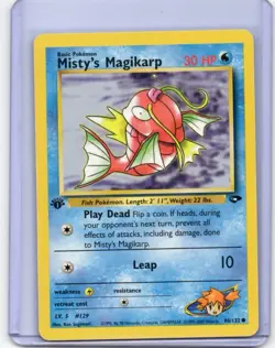 Pokemon Card - Misty’s Magikarp - 88/132 - Gym Challenge 1st Edition - 2000 - Image 1