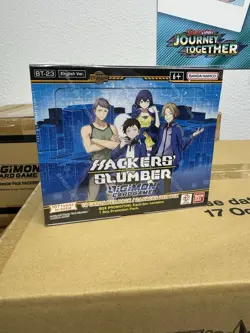 DIGIMON CARD GAME: Hackers' Slumber Sealed Booster Box BT23 English [CASE FRESH] - Image 1