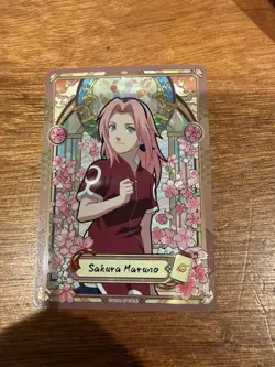 Kayou Naruto NRSA01-SP-003L5 Sakura Maruno Trading Card SSP English - Image 1