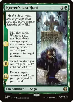 x1 Kraven's Last Hunt - Foil R MTG Marvel's Spider-Man M/NM, English - Image 1