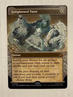 Enlightened Tutor Avatar the Last Airbender NM Magic The Gathering MTG - Image 1