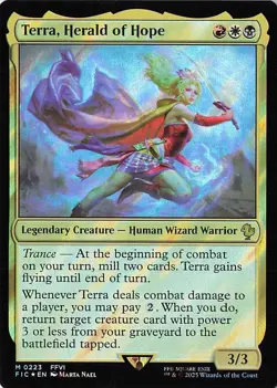 Terra, Herald of Hope (Surge Foil) M Commander: FINAL FANTASY 223 NM - Image 1