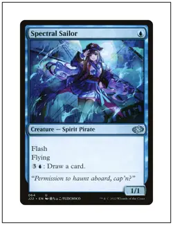 1x Spectral Sailor, Anime Alt Art, Jumpstart 2022, Magic MTG NM - Image 1