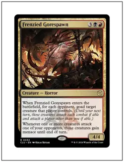 1x Frenzied Gorespawn, Ravnica Clue Edition, Magic MTG NM - Image 1