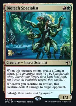 Biotech Specialist - Foil Prerelease Promo EOE NM MTG - Image 1