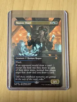 Notion Thief (Borderless) Special Guests Regular MTG NM+ - Image 1