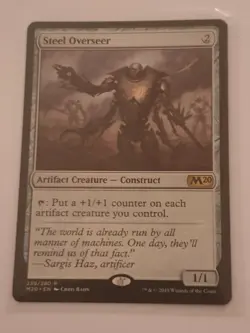 1x STEEL OVERSEER - M20 - MTG - NM - Magic the Gathering - Image 1