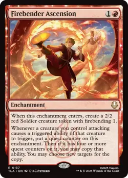 4x Firebender Ascension - Avatar the Last Airbender - MTG - NM - Image 1