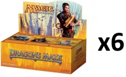 ENGLISH MTG Magic The Gathering DRAGON'S MAZE Booster Box CASE (6 Boxes) SEALED^ - Image 1