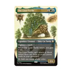 WOTC Avatar: The Last Airbender The Lion-Turtle (Borderless) (R) (Foil) NM - Image 1