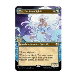 WOTC Avatar: The Last Airbender Yue Moon Spirit (Showcase) (R) (Foil) NM - Image 1