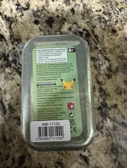 Pokemon TCG: Celebrations Mini Tin (Treecko, Torchic & Mudkip) Factory Sealed! - Image 2