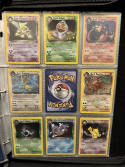 Near Complete Pokemon TCG: Full Complete TEAM ROCKET Cards Set (82) 2000 - Image 3