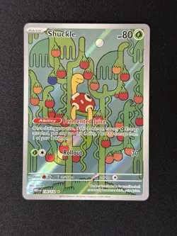SHUCKLE Illustration Rare Holo #136/132 Pokemon Mega Evolution English - Image 1