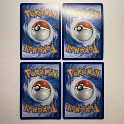 Pokemon TCG 151 Starters Charmander Squirtle Bulbasaur Pikachu Reverse Lot of 4 - Image 2