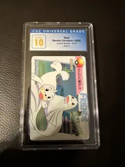 1998 Pokemon JAPANESE BANDAI DEWGONG/SEEL CARDDASS VENDING #125 CGC 10 Pristine - Image 1