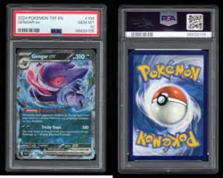 Gengar ex Pokemon TCG 104/162 Temporal Forces PSA 10 - Image 1