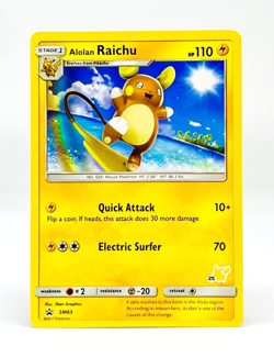 Pokemon TCG - Alolan Raichu SM65 Black Star Promo - Image 1