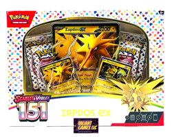 Pokemon 151 Zapdos ex Collection Sealed Dented - Image 1