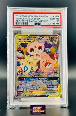 Pokemon Togepi & Cleffa & Igglybuff #143a Alt Art PSA 10 English - Image 1