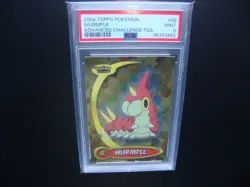 2004 Topps Pokemon Advanced Challenge # 88 Foil Wurmple PSA 9 Mint - Image 1
